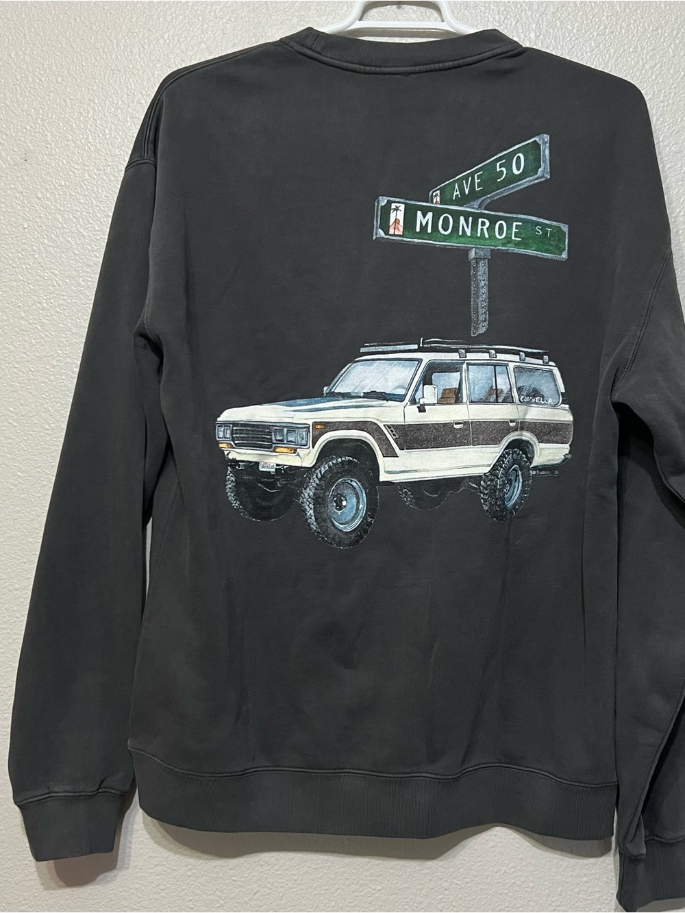 Coachella Desert Roadtrip Music Festival Pullover Sweatshirt Adult Large